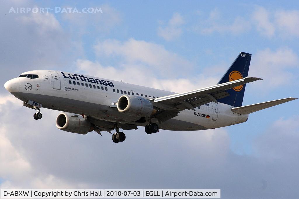 D-ABXW, 1989 Boeing 737-330 C/N 24561, Lufthansa