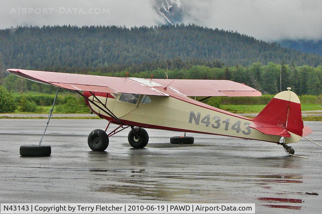 N43143, 1946 Taylorcraft BC12-D C/N 6802, 1946 Taylorcraft BC12-D, c/n: 6802 at Seward