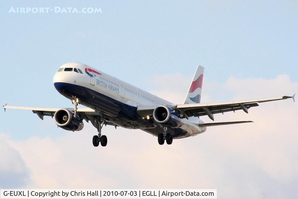 G-EUXL, 2007 Airbus A321-231 C/N 3254, British Airways