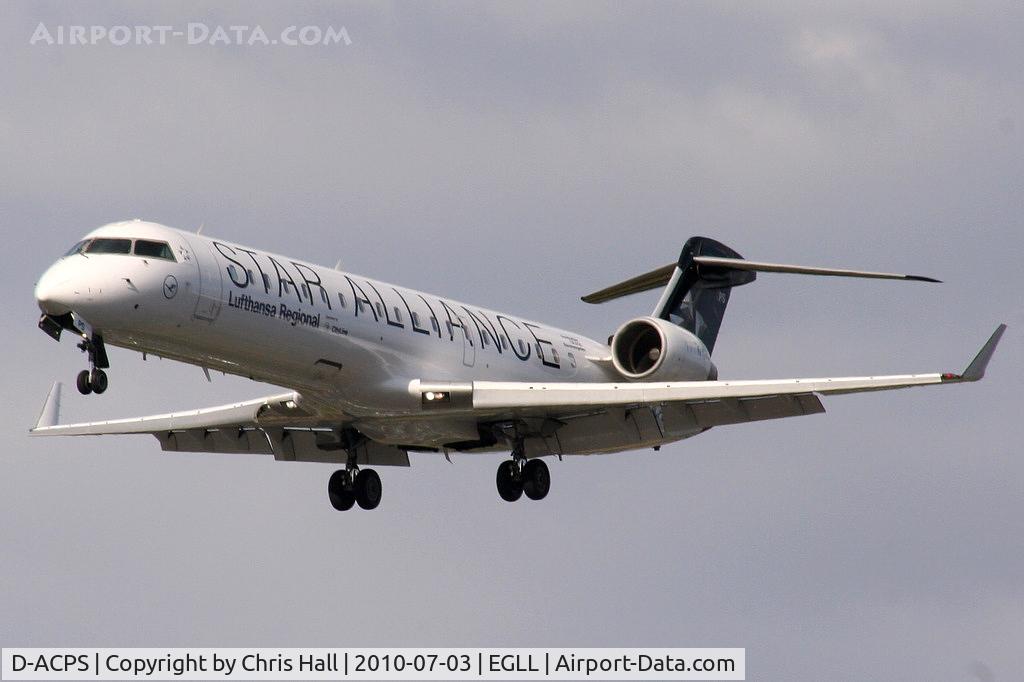 D-ACPS, 2003 Canadair CRJ-700 (CL-600-2C10) Regional Jet C/N 10100, Lufthansa Regional operated by CityLine