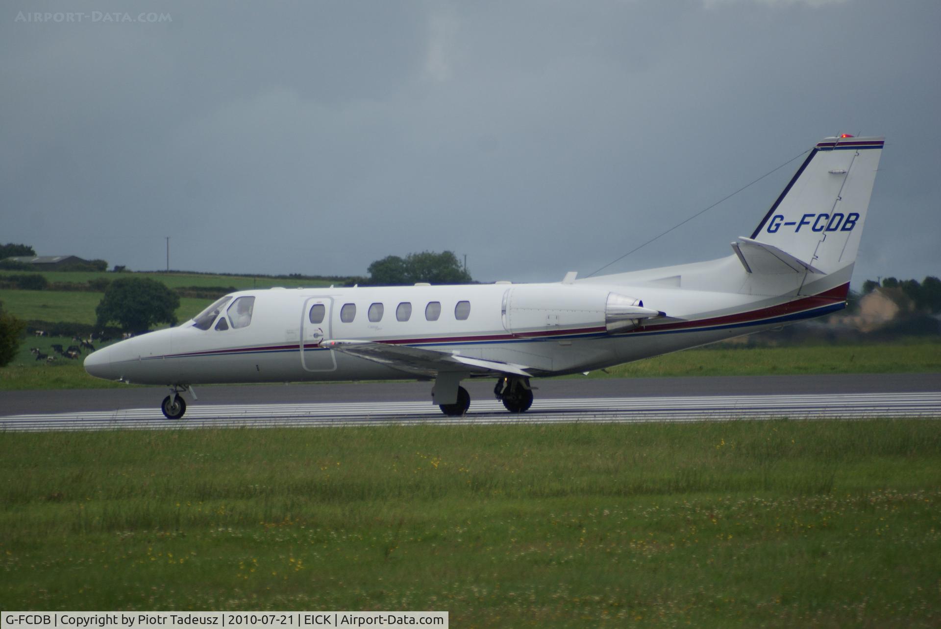 G-FCDB, 2001 Cessna 550 Citation Bravo C/N 550-0985, Before take off