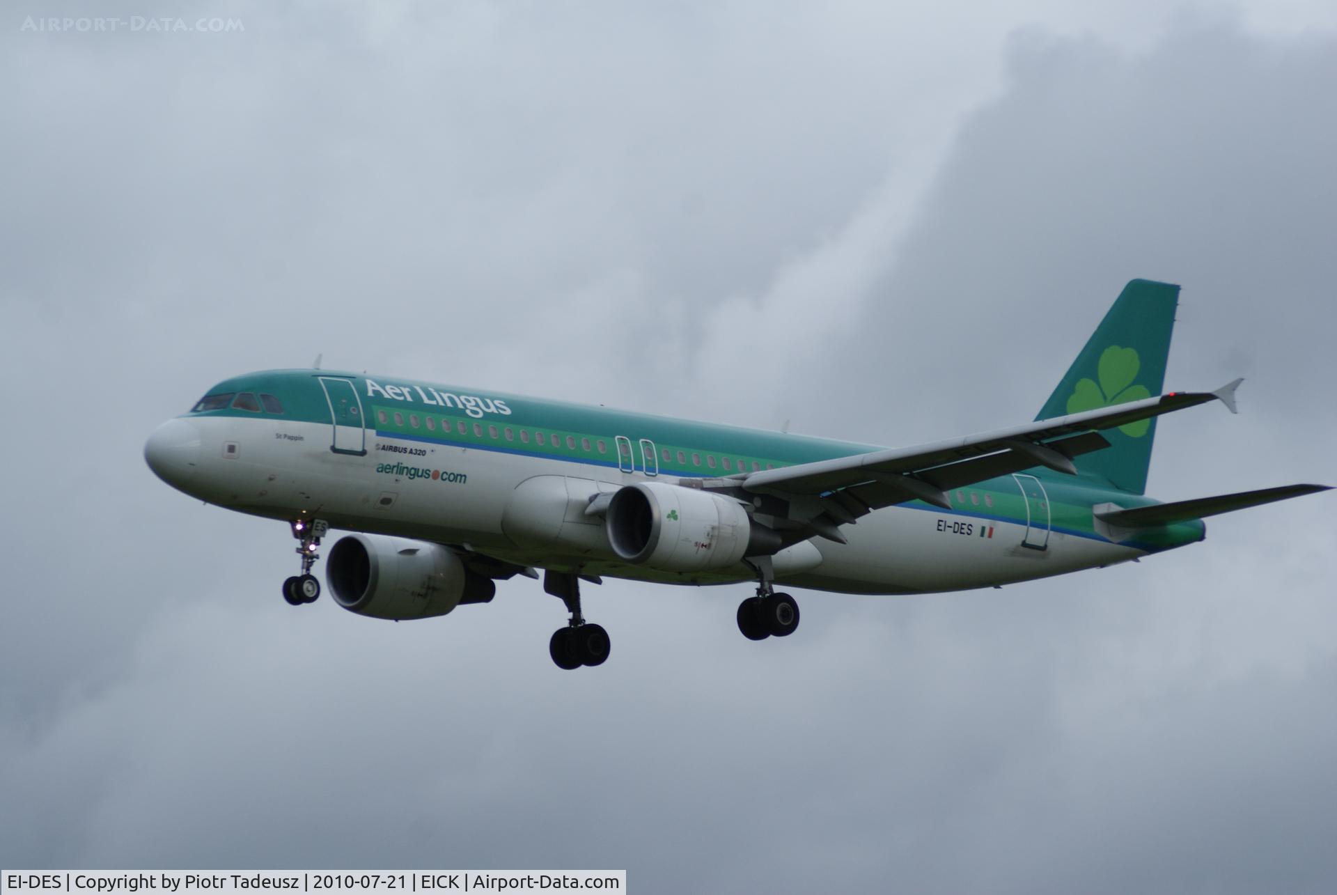 EI-DES, 2005 Airbus A320-214 C/N 2635, Landing