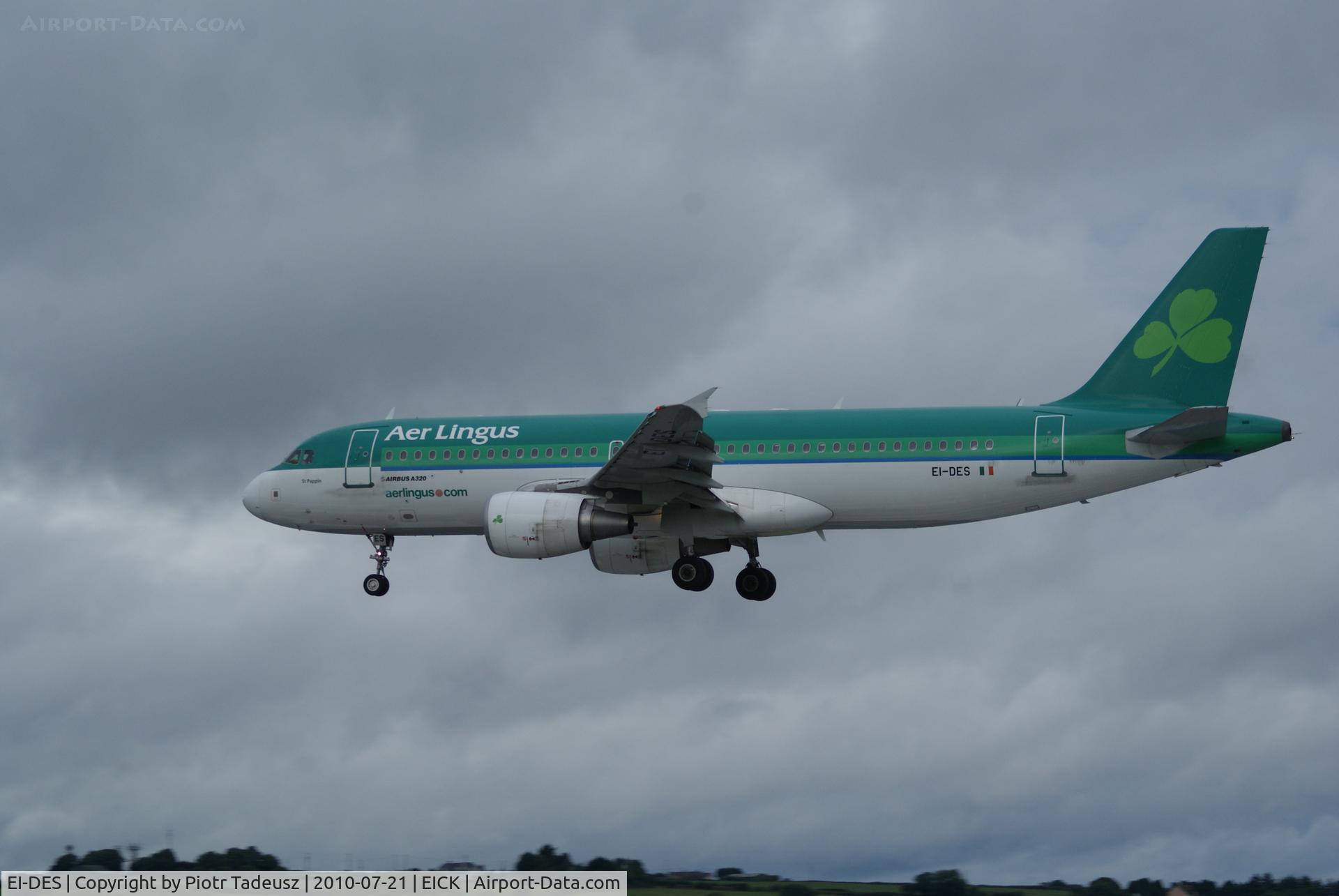 EI-DES, 2005 Airbus A320-214 C/N 2635, Landing