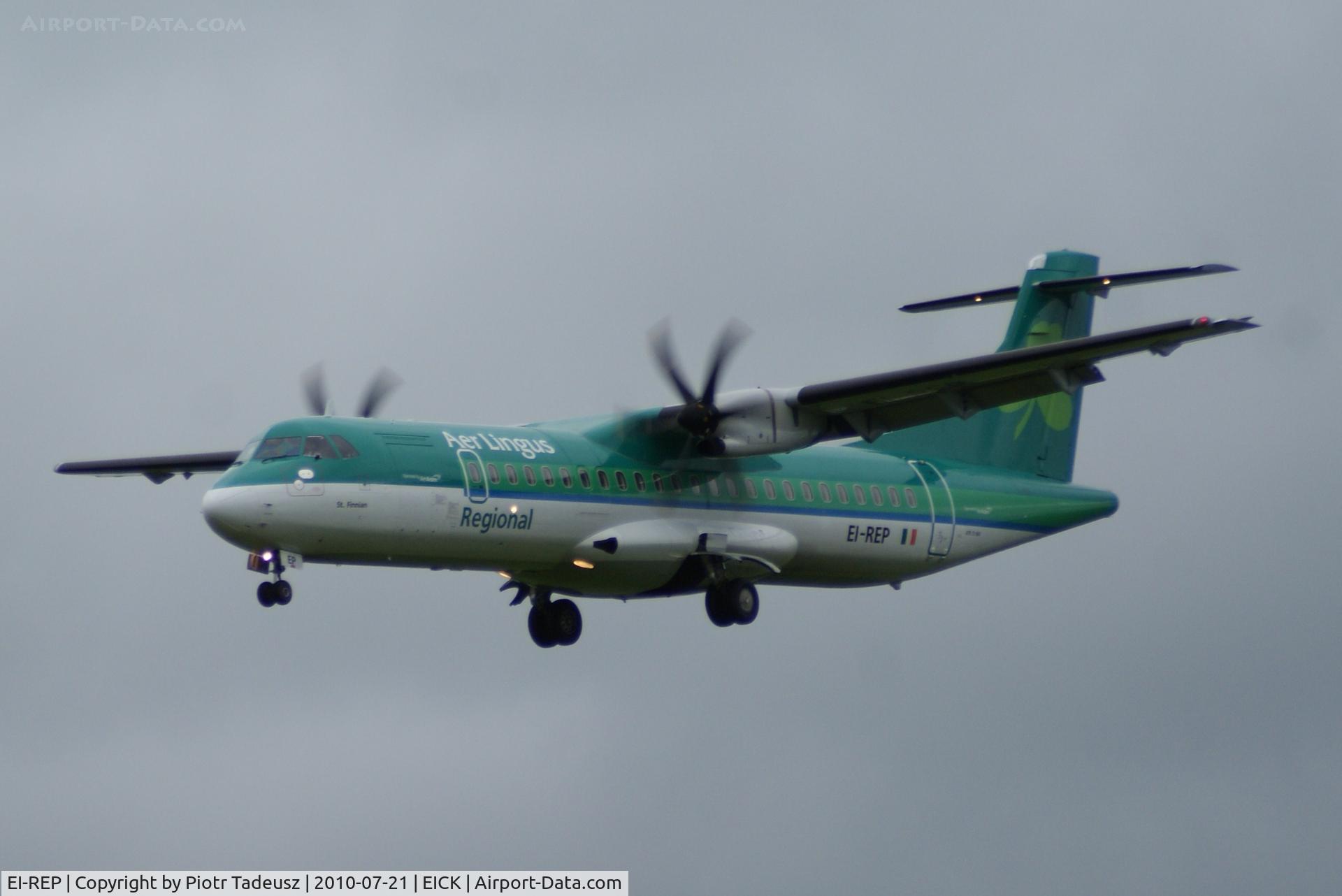 EI-REP, 2008 ATR 72-212A C/N 797, Landing