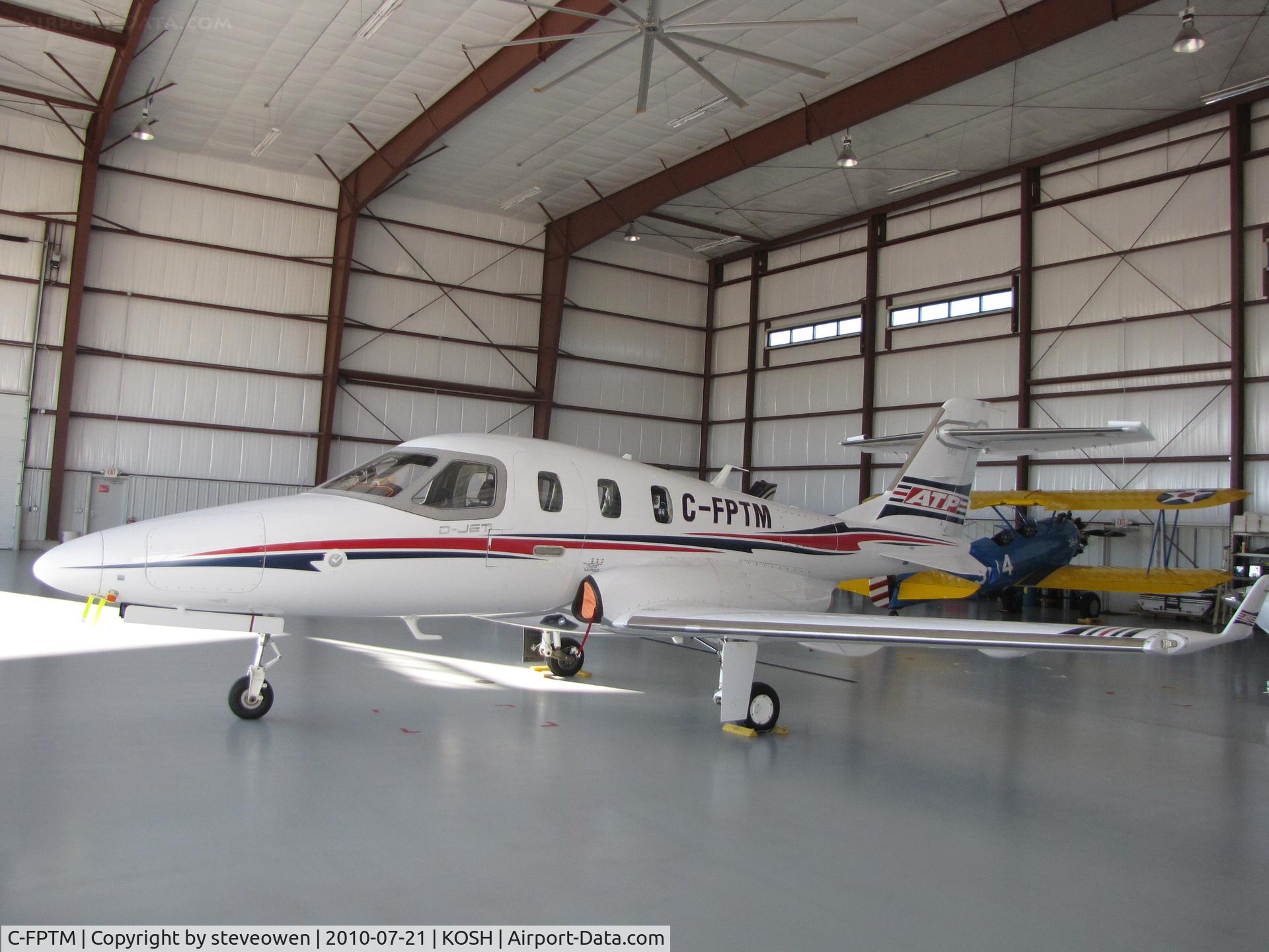 C-FPTM, 2007 Diamond D-JET C/N DJ1 - 0002, Inside Orion FBO Hangar Oshkosh WI USA