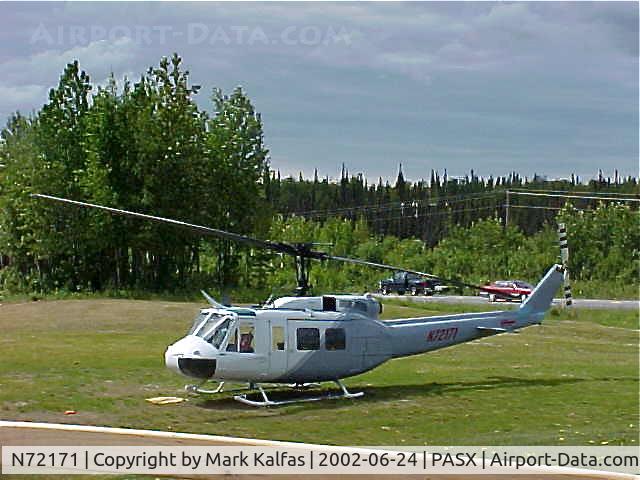 N72171, 1965 Bell UH-1H C/N 65-09744, Bell UH-1H, N72171 at a pad north of PASX.