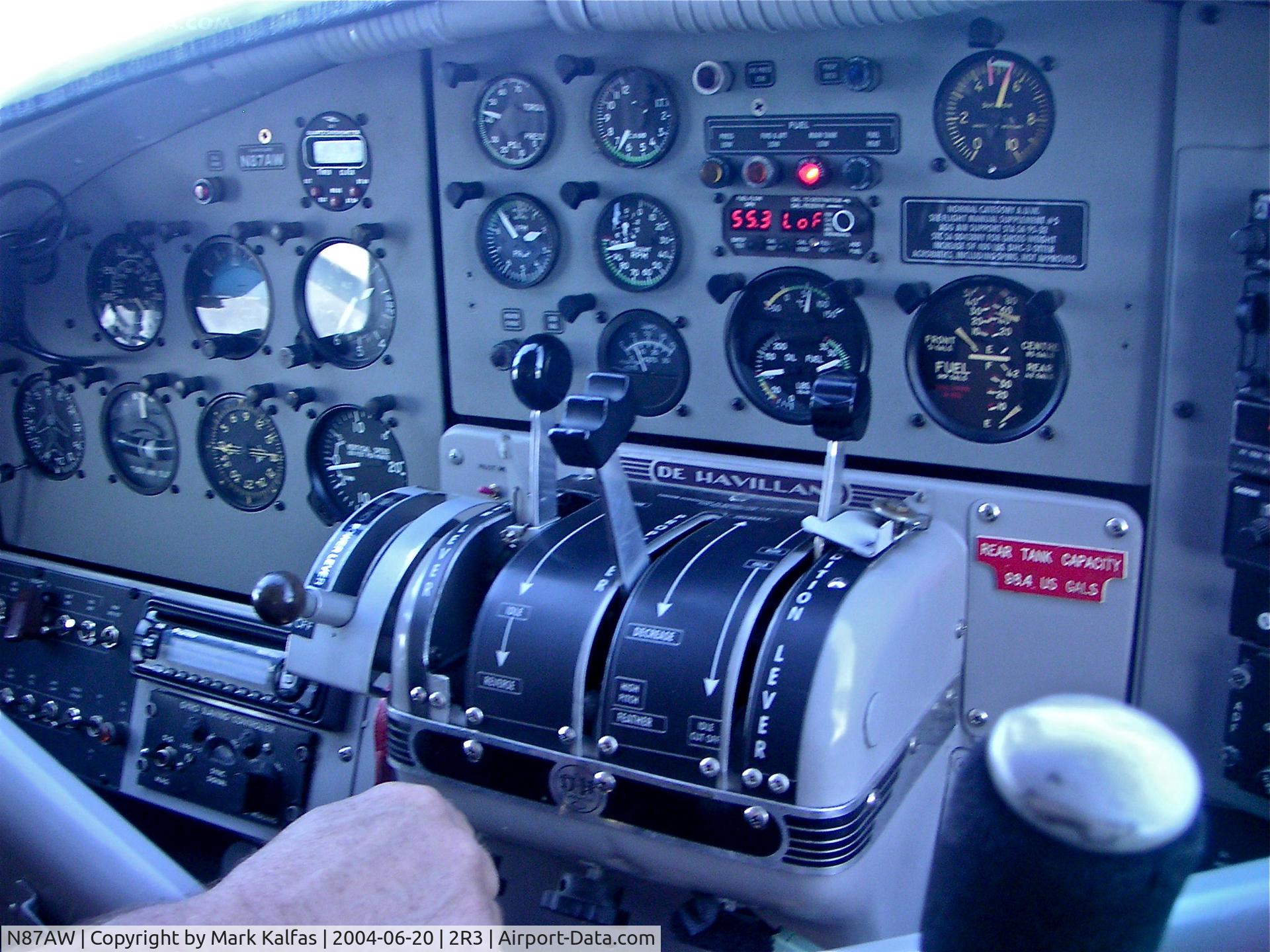 N87AW, 1954 De Havilland Canada DHC-3 Otter C/N 52, Alaska West Air Dehavilland DHC-3, N87AW en-route to 2R3 (Island Lake-Kenai, AK) from Wolverine Creek, AK.