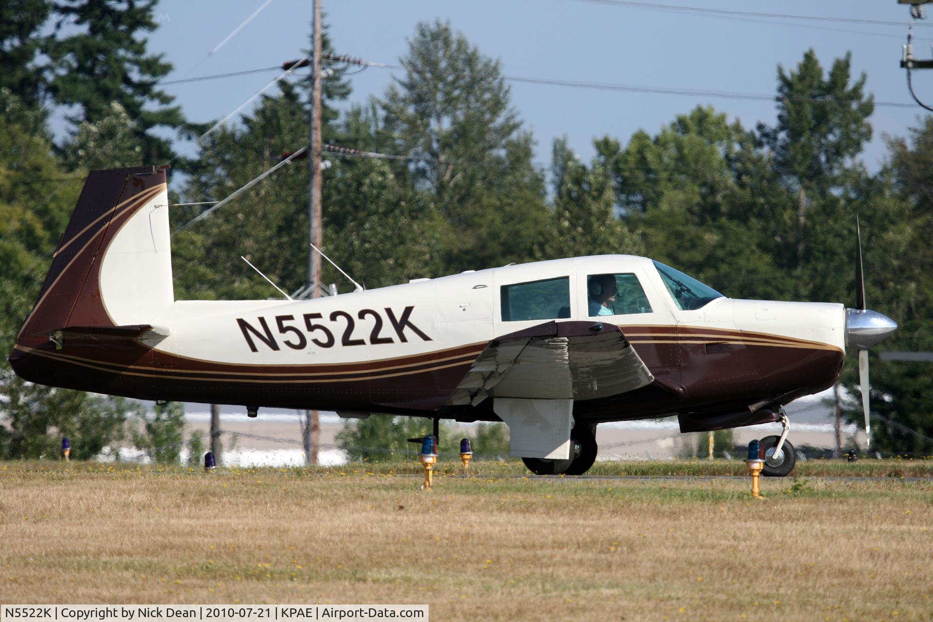 N5522K, 1965 Mooney M20E C/N 601, KPAE