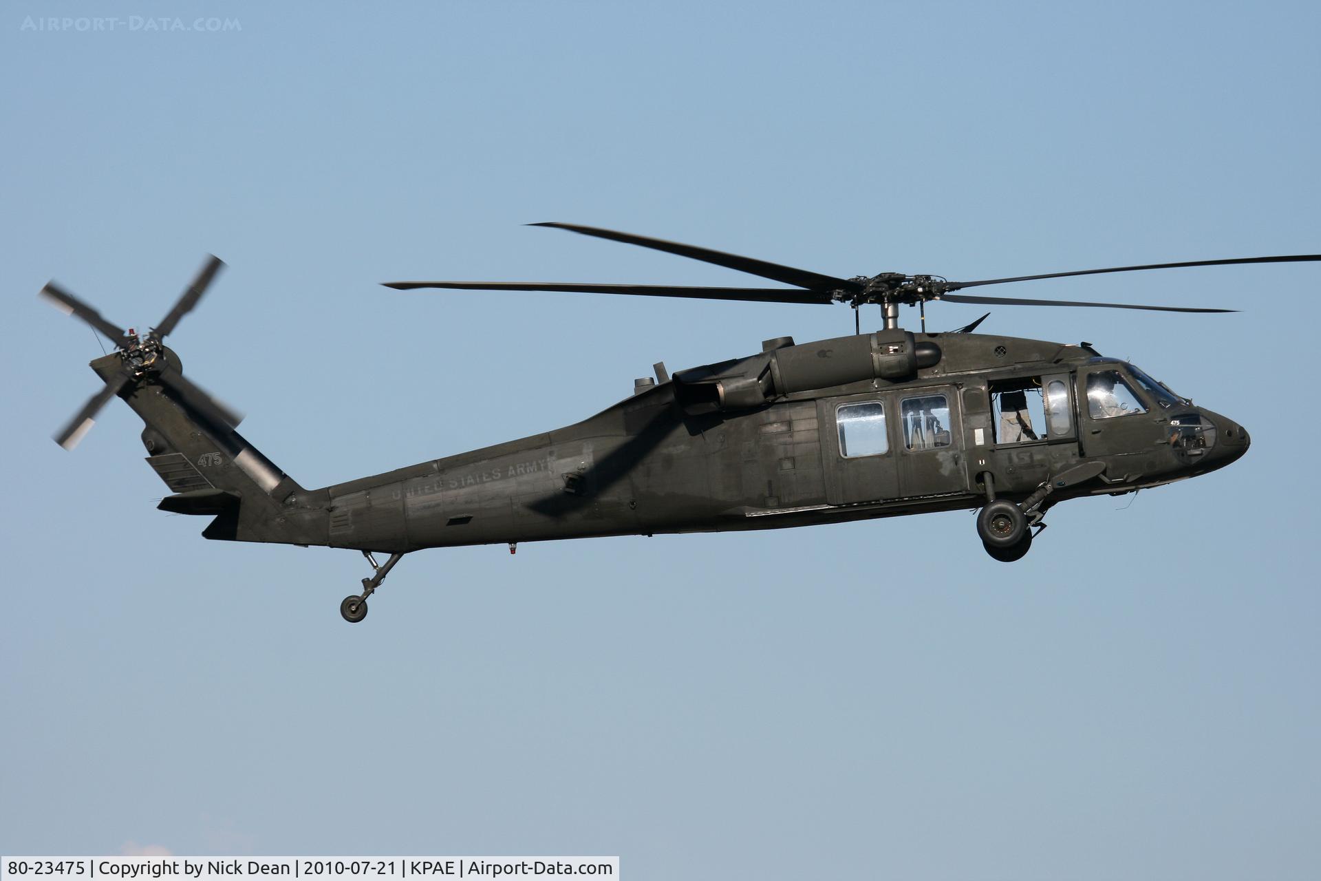 80-23475, 1980 Sikorsky UH-60A Black Hawk C/N 70233, KPAE