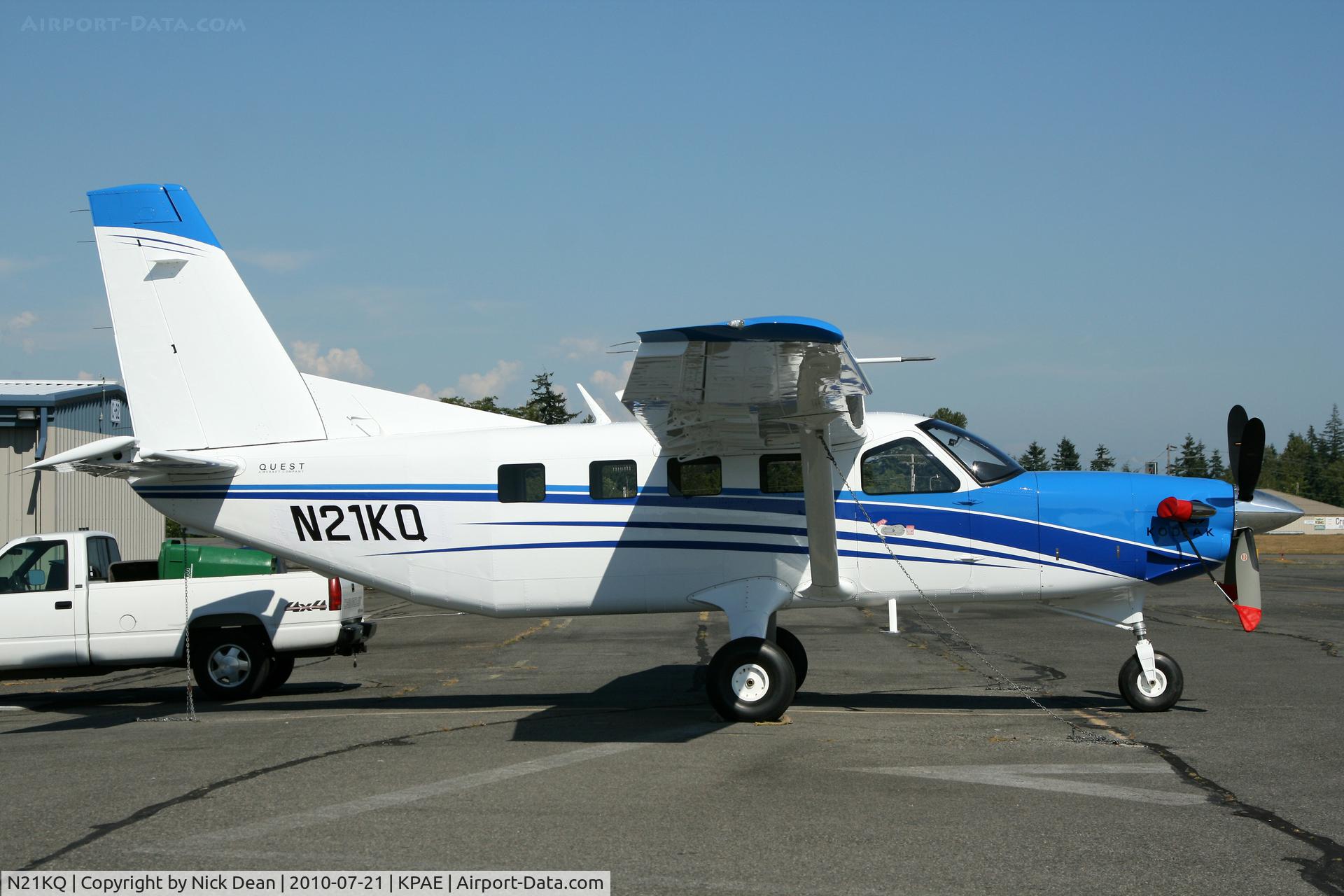 N21KQ, 2010 Quest Kodiak 100 C/N 100-0038, KPAE