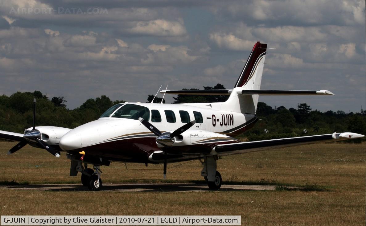G-JUIN, 1982 Cessna T303 Crusader C/N T30300014, Ex: N9401T>OO-PEN>G-JUIN