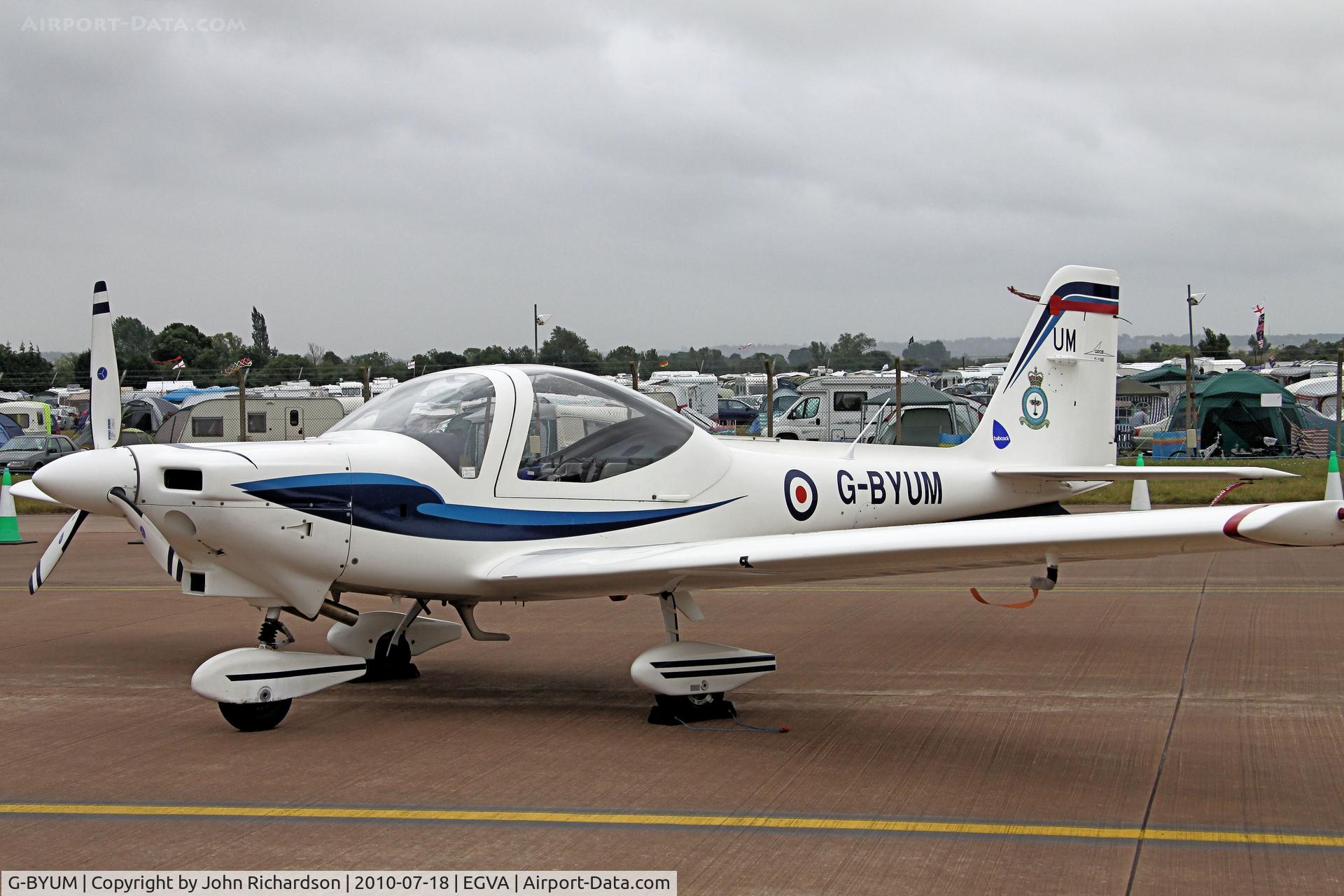 G-BYUM, 1999 Grob G-115E Tutor T1 C/N 82098/E, On Static Display Fairford