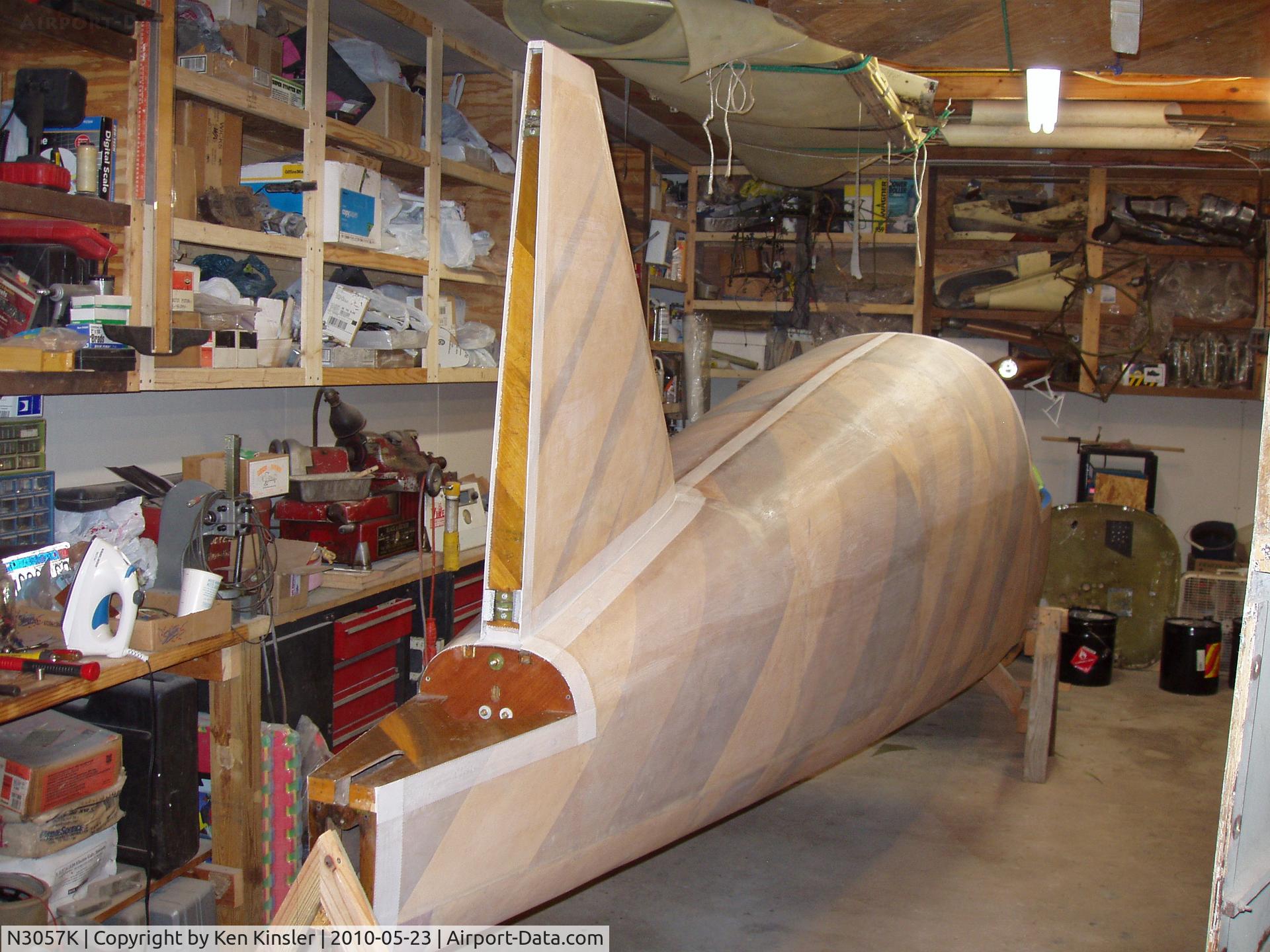 N3057K, 1946 Culver V C/N V-276, Fuselage ready for paint.