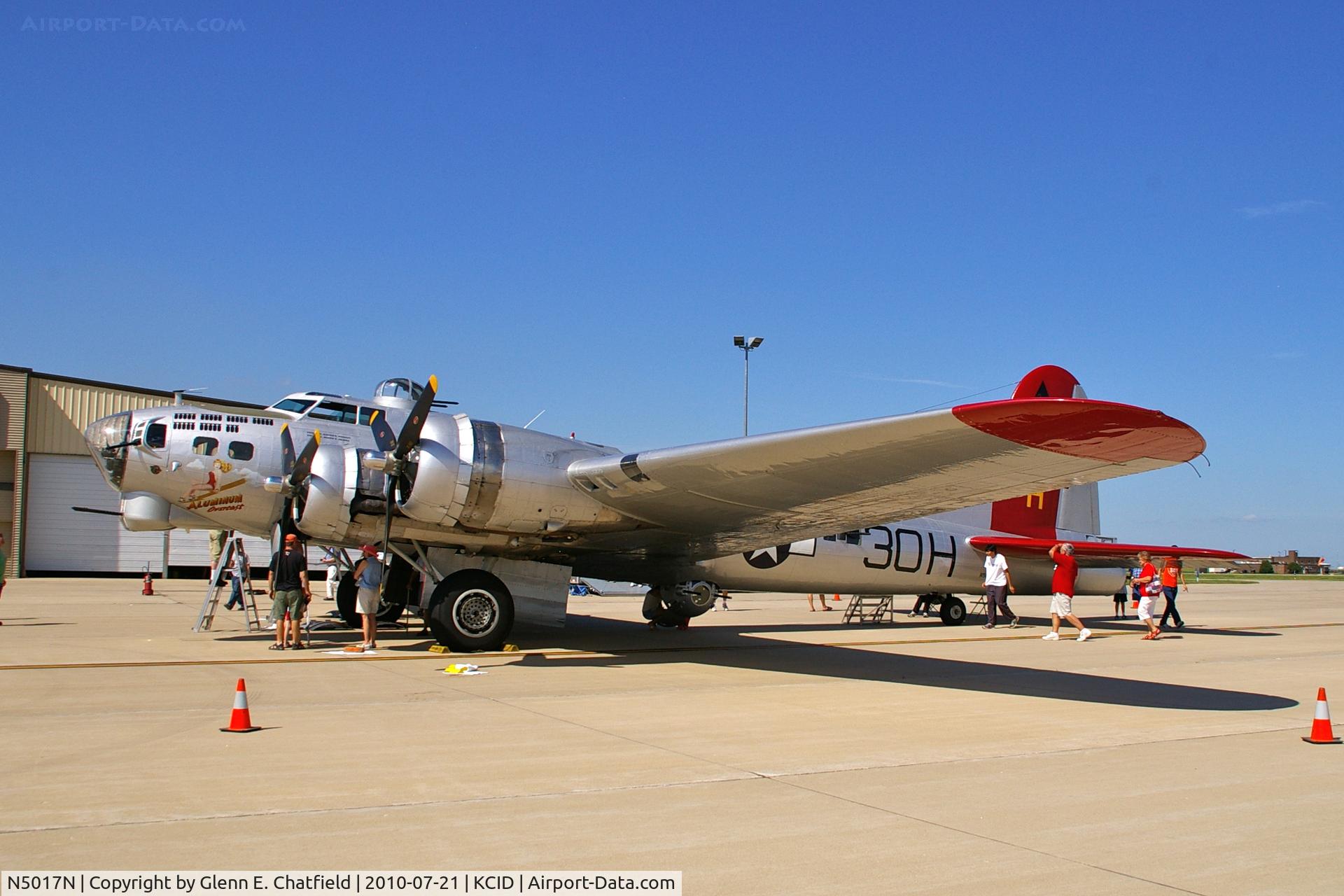 N5017N, 1944 Lockheed/Vega (Boeing) B-17G-105-VE Flying Fortress C/N 8649, Displayed on the PS Air Ramp