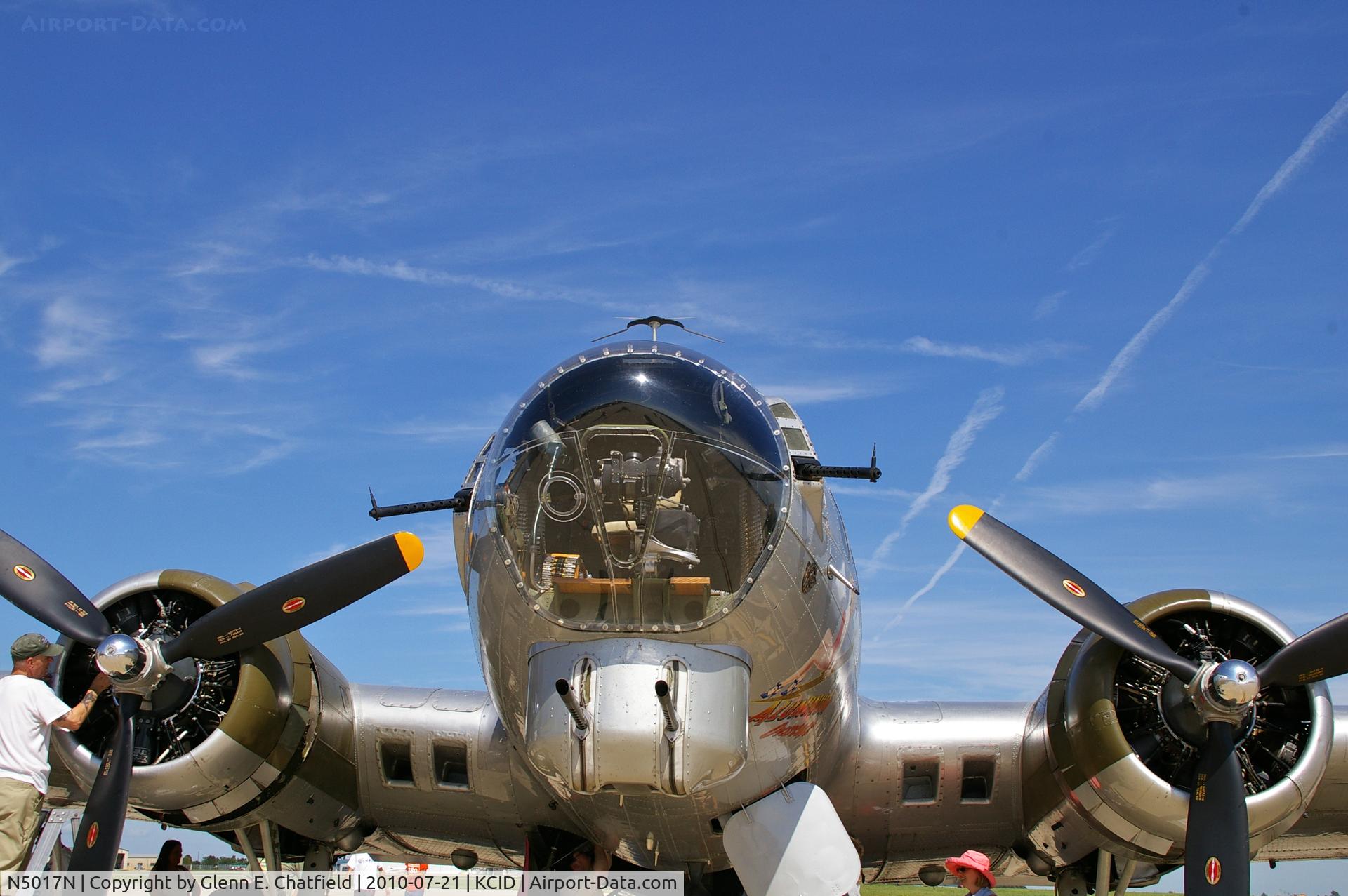 N5017N, 1944 Lockheed/Vega (Boeing) B-17G-105-VE Flying Fortress C/N 8649, Displayed on the PS Air Ramp