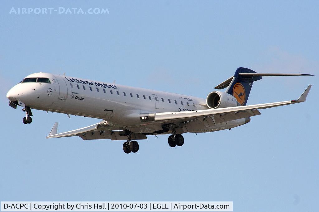 D-ACPC, 2001 Canadair CRJ-701ER (CL-600-2C10) Regional Jet C/N 10014, Lufthansa CityLine