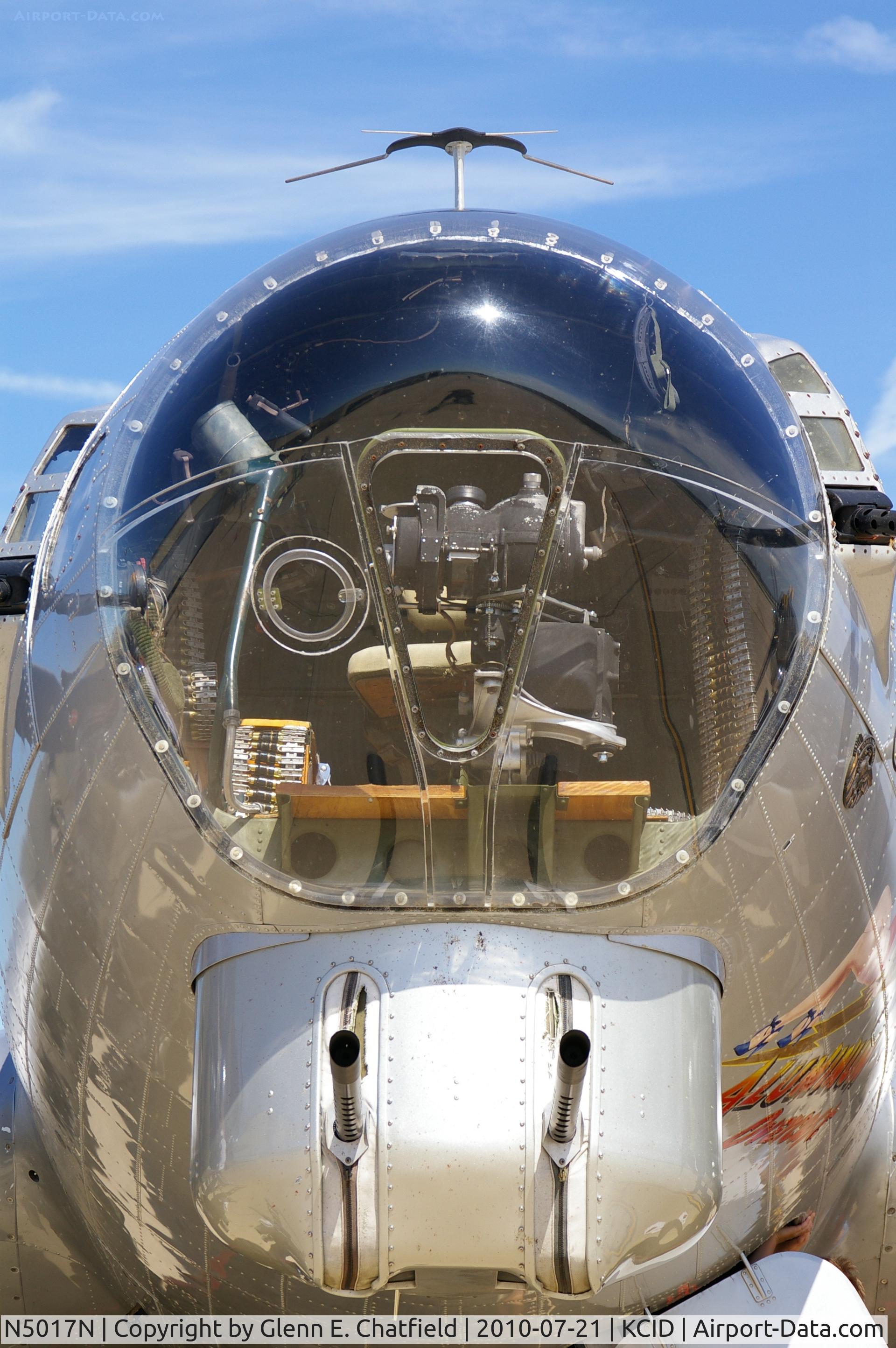 N5017N, 1944 Lockheed/Vega (Boeing) B-17G-105-VE Flying Fortress C/N 8649, Close-up of the nose