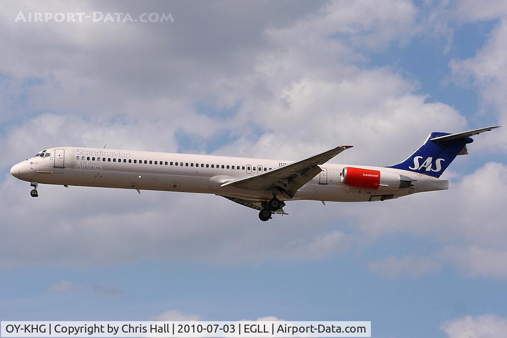 OY-KHG, 1988 McDonnell Douglas MD-82 (DC-9-82) C/N 49613, Scandinavian
