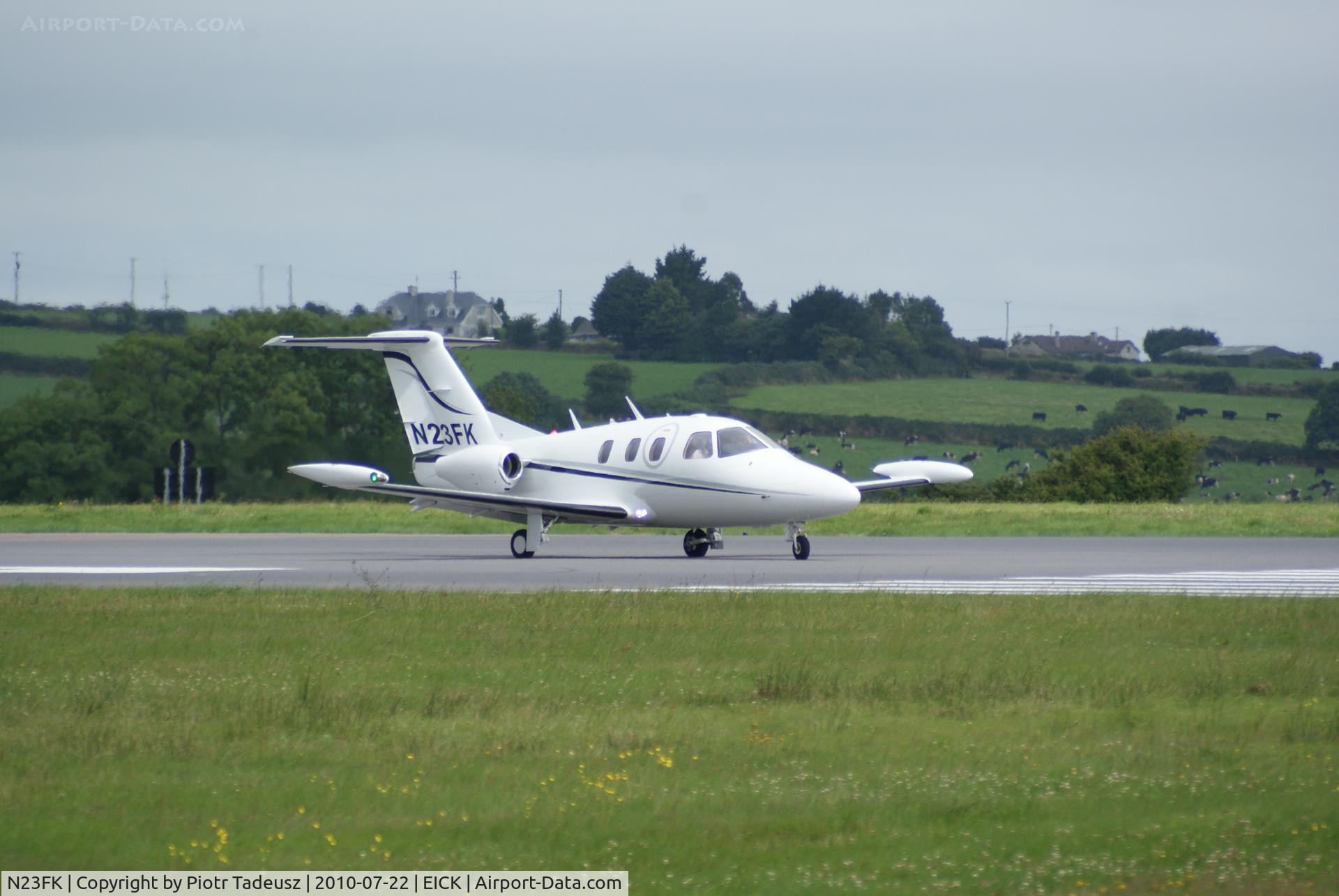 N23FK, 2008 Eclipse Aviation Corp EA500 C/N 000166, before take off