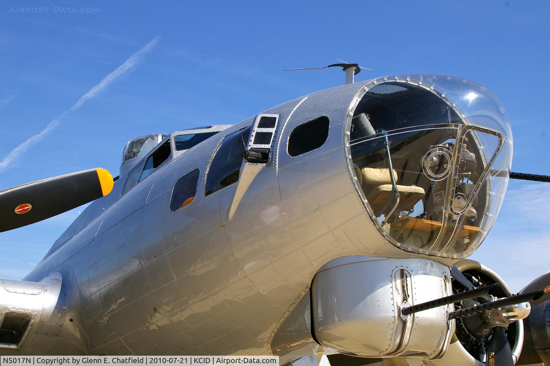 N5017N, 1944 Lockheed/Vega (Boeing) B-17G-105-VE Flying Fortress C/N 8649, Nose shot