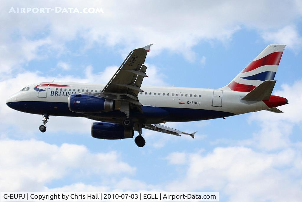 G-EUPJ, 2000 Airbus A319-131 C/N 1232, British Airways