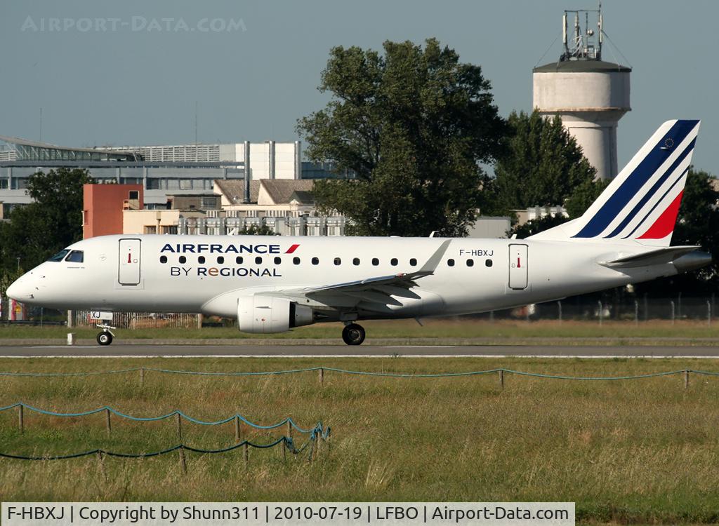 F-HBXJ, 2010 Embraer 170ST (ERJ-170-100ST) C/N 17000312, Lining up rwy 32R for departure in modified new Air France c/s