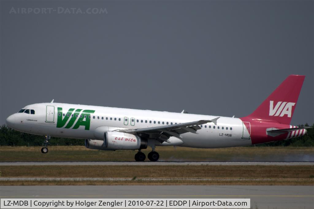 LZ-MDB, 2007 Airbus A320-214 C/N 3125, Arrival from Burgas/Bulgaria.