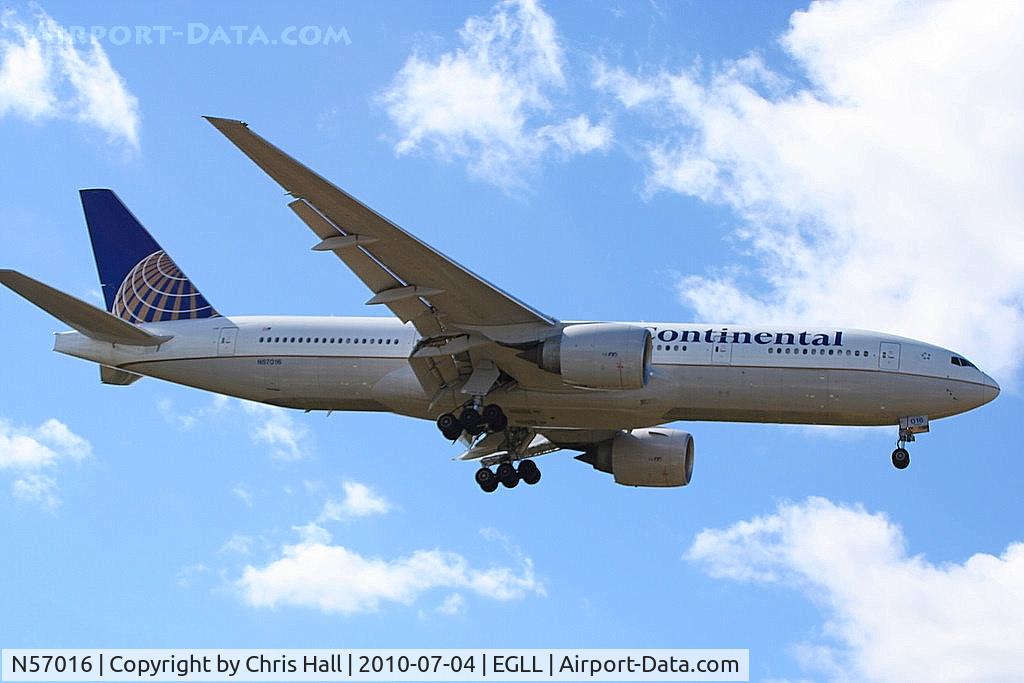 N57016, 2000 Boeing 777-224 C/N 28679, Continental Airlines