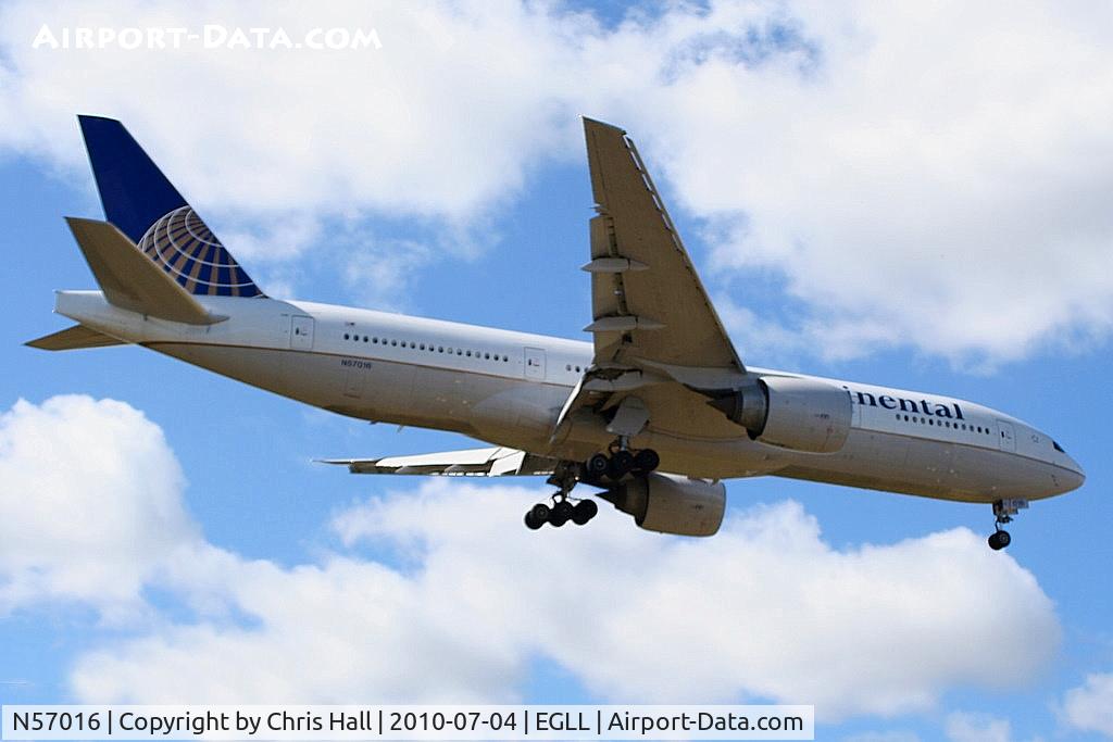 N57016, 2000 Boeing 777-224 C/N 28679, Continental Airlines