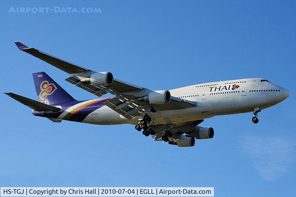 HS-TGJ, 1990 Boeing 747-4D7 C/N 24459, Thai Airways Inetrnational