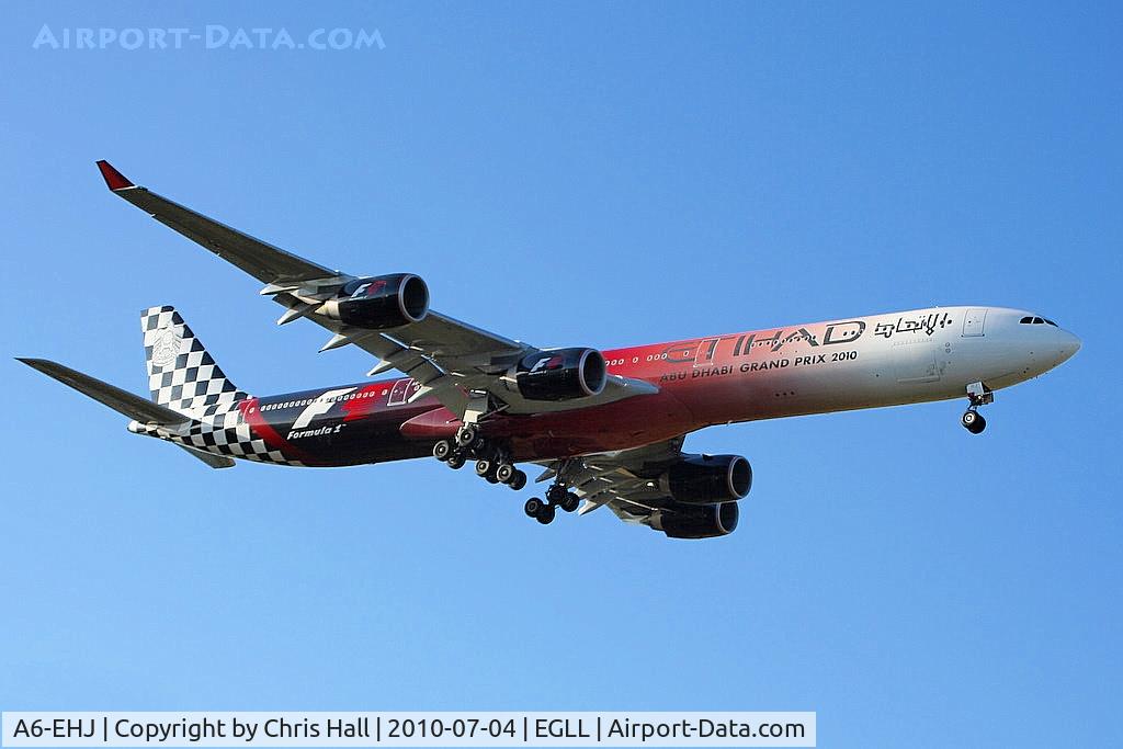 A6-EHJ, 2008 Airbus A340-642X C/N 933, Etihad Airways