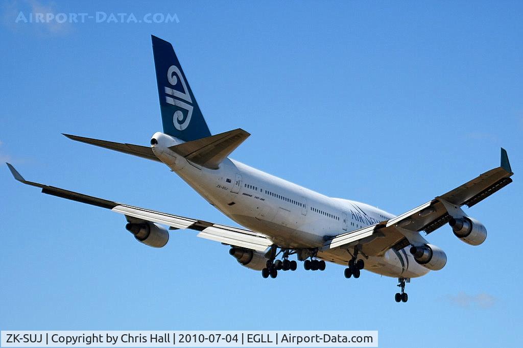 ZK-SUJ, 1998 Boeing 747-4F6 C/N 27602, Air New Zealand