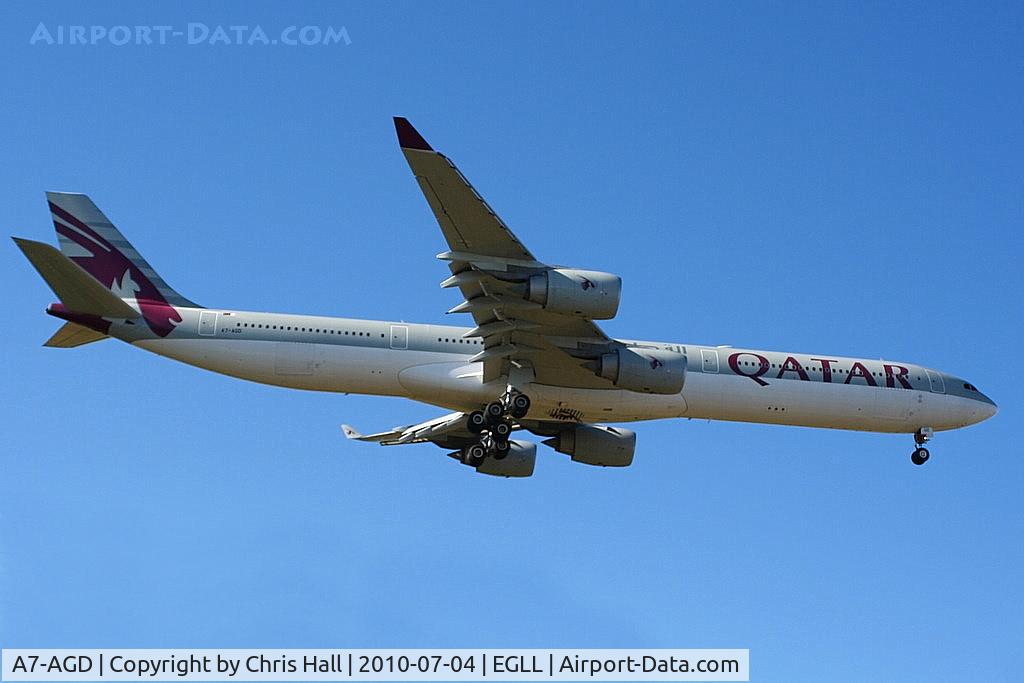 A7-AGD, 2007 Airbus A340-642X C/N 798, Qatar Airways