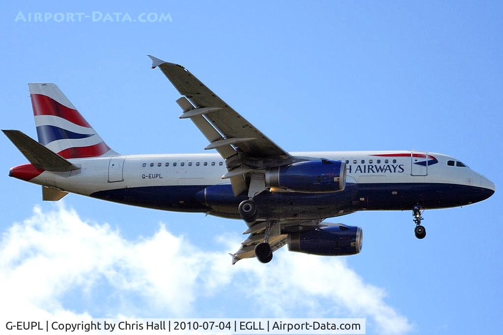 G-EUPL, 2000 Airbus A319-131 C/N 1239, British Airways