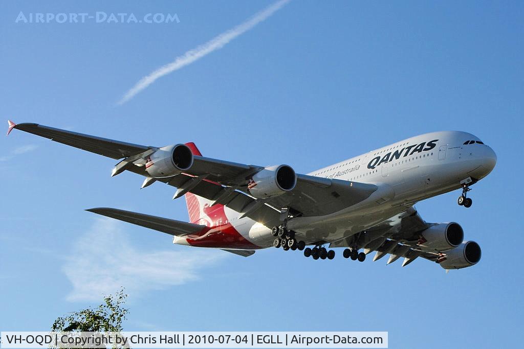 VH-OQD, 2008 Airbus A380-842 C/N 026, Qantas