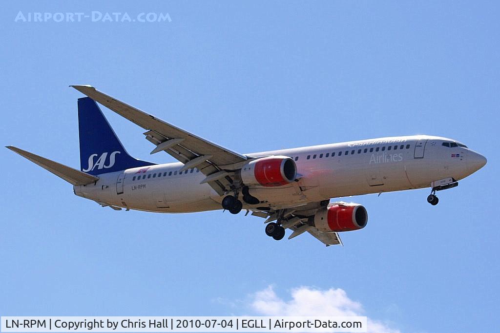 LN-RPM, 2000 Boeing 737-883 C/N 30195, SAS Scandinavian Airlines