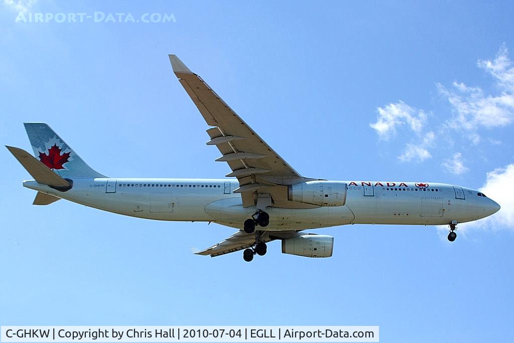 C-GHKW, 2001 Airbus A330-343 C/N 0408, Air Canada
