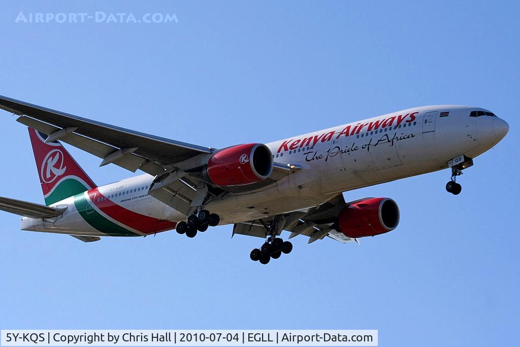 5Y-KQS, 2005 Boeing 777-2U8/ER C/N 33683, Kenya Airways