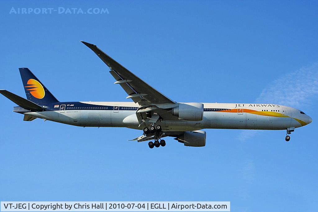VT-JEG, 2007 Boeing 777-35R/ER C/N 35163, Jet Airways