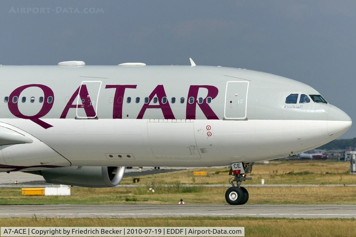 A7-ACE, 2004 Airbus A330-203 C/N 571, departinf via RW18W