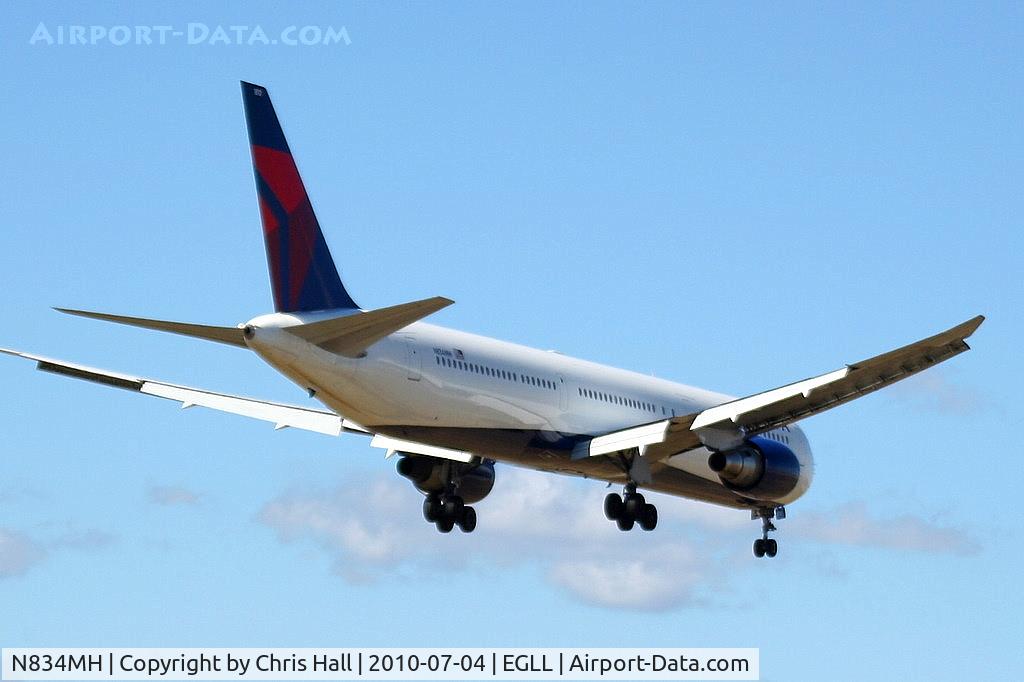 N834MH, 2000 Boeing 767-432/ER C/N 29707, Delta Airlines