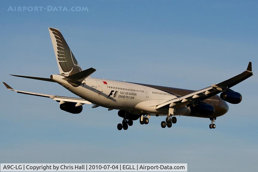 A9C-LG, 1998 Airbus A340-313 C/N 212, Gulf Air Airbus A340-313X