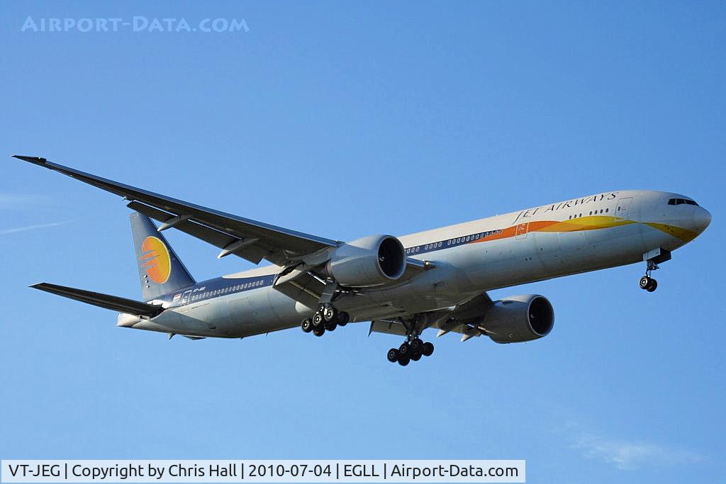 VT-JEG, 2007 Boeing 777-35R/ER C/N 35163, Jet Airways