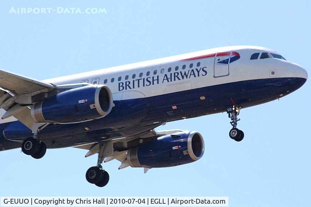 G-EUUO, 2003 Airbus A320-232 C/N 1958, British Airways