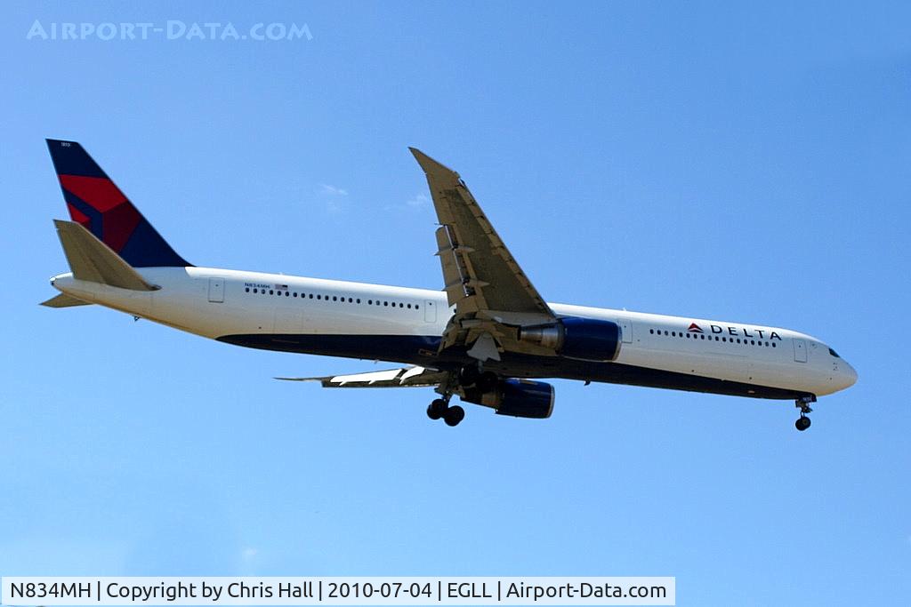 N834MH, 2000 Boeing 767-432/ER C/N 29707, Delta Airlines