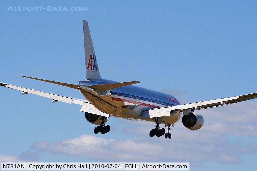 N781AN, 2000 Boeing 777-223 C/N 29586, American Airlines