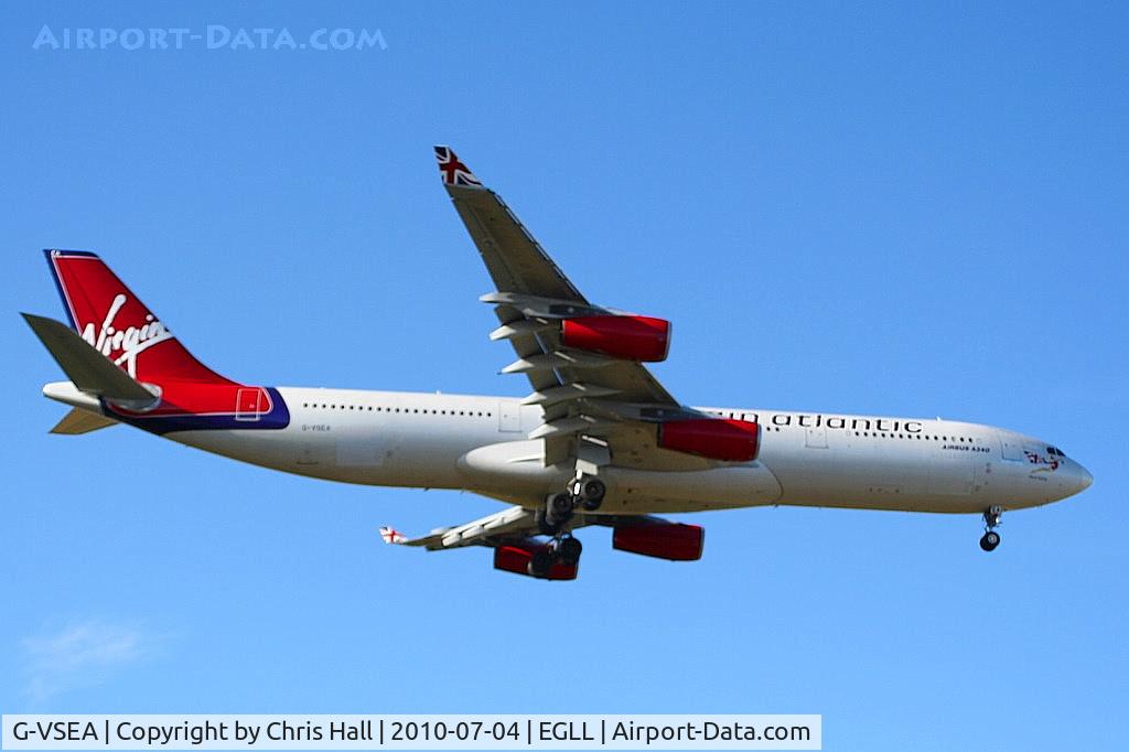 G-VSEA, 1992 Airbus A340-311 C/N 003, Virgin Atlantic Airways