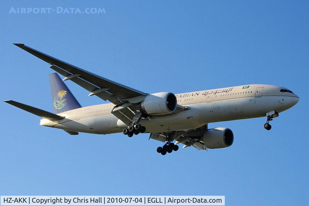 HZ-AKK, 1998 Boeing 777-268/ER C/N 28354, Saudi Arabian Airlines