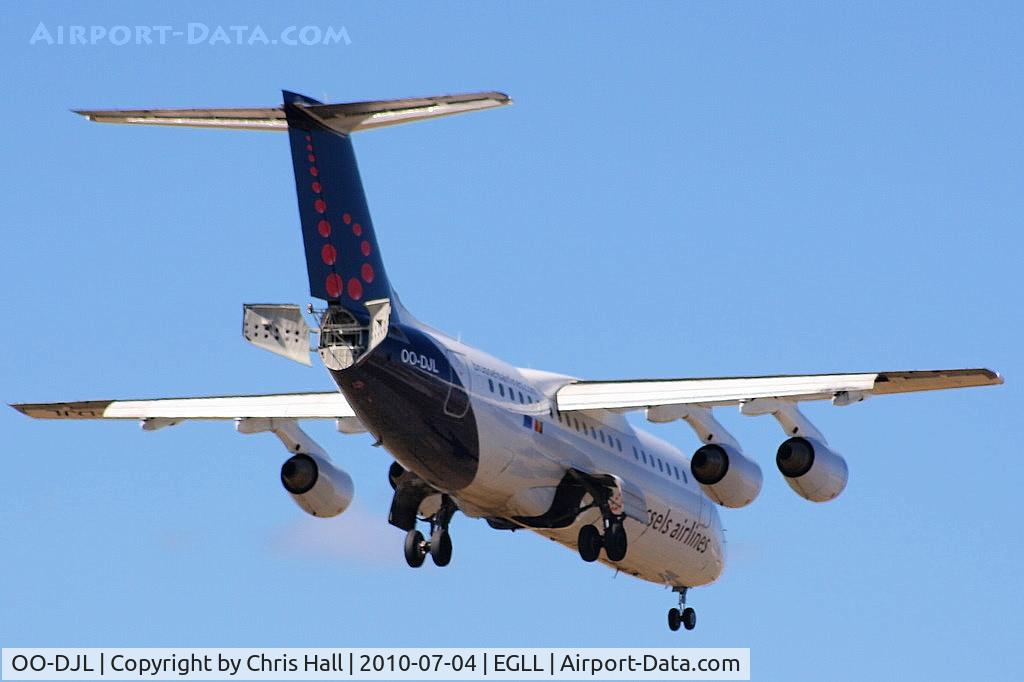 OO-DJL, 1995 British Aerospace Avro 146-RJ85 C/N E.2273, Brussels Airlines