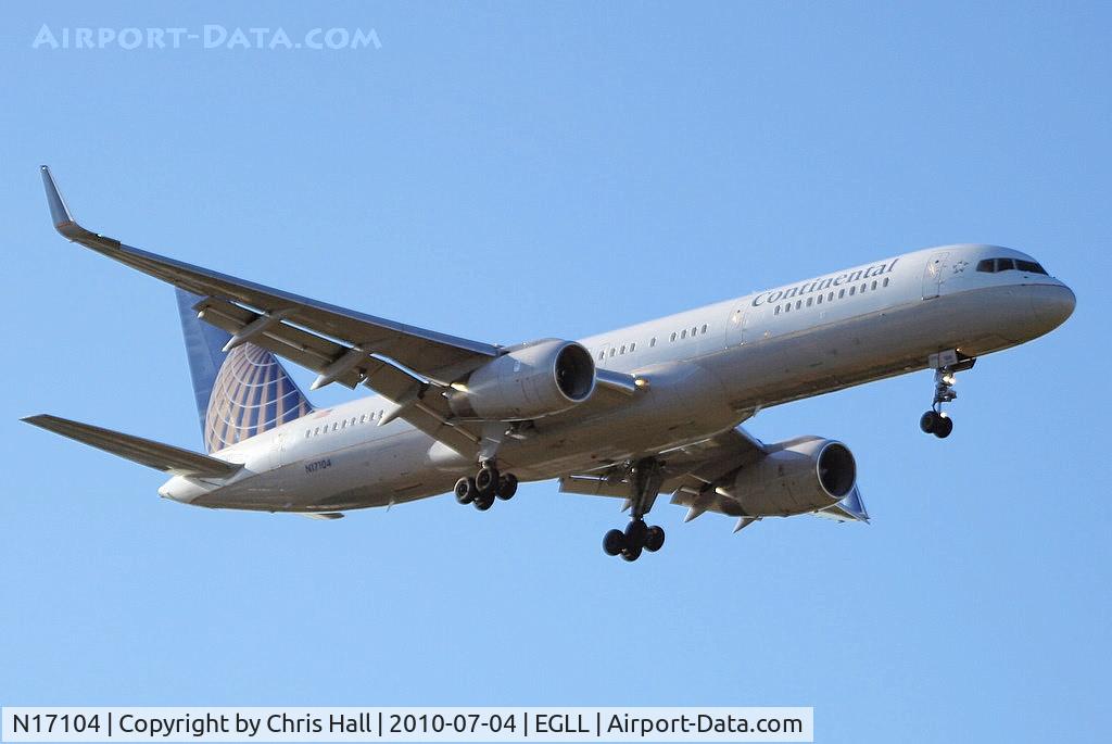 N17104, 1994 Boeing 757-224 C/N 27294, Continental Airlines